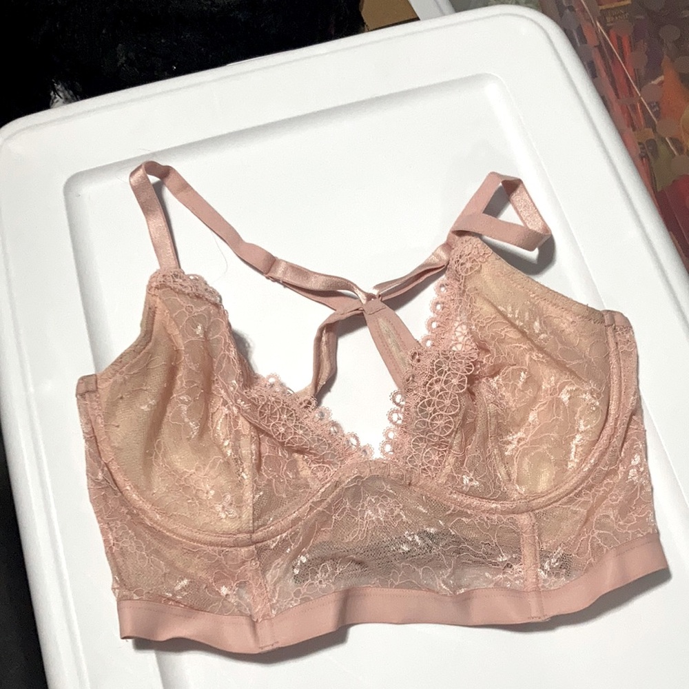 Vs pink longline bra
